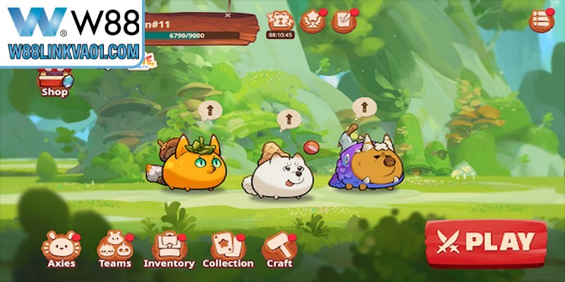 Ưu điểm hấp dẫn khiến Axie Infinity W88 thu hút đông đảo người tham gia