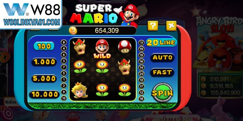 Luật chơi chi tiết cùng các tính năng đặc biệt trong slot game Super Mario 