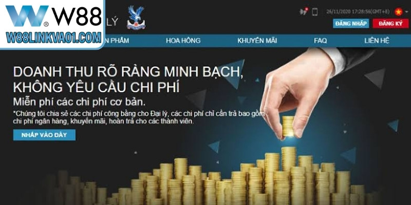 Hướng Dẫn Đăng Ký Đại Lý W88 Kiếm Tiền Khủng Hàng Ngày 4 Đại lý W88 là tài khoản người chơi đăng ký làm đại lý nhà cái